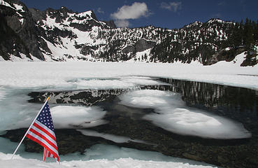 Snow Lake on the 4th of July
