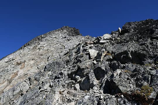 Final ridge to Dumbell summit