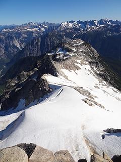 Northern ridgeline of Mount Blum.