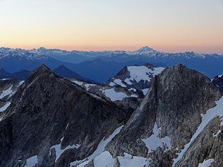 Morning colors on Glacier Peak.