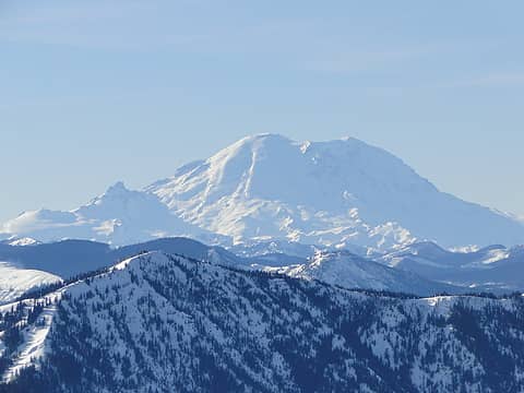 Rainier from Hex Mountain summit.