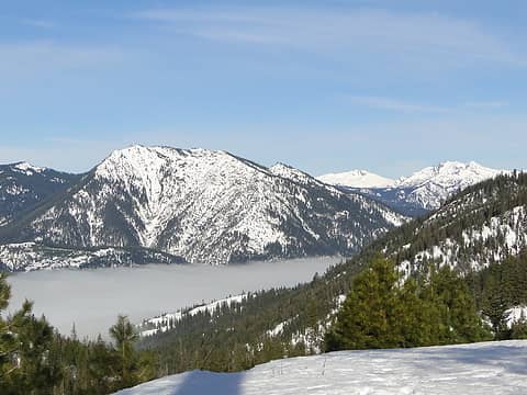 Inversion on Hex Mountain trail.