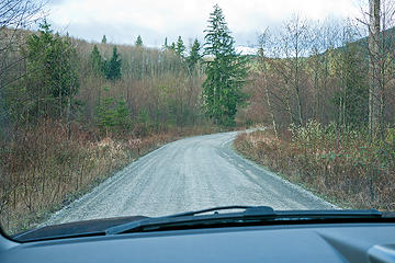 Easy gravel road access. 
Oyster Dome via Blanchard, 3/29/13, Bellingham WA