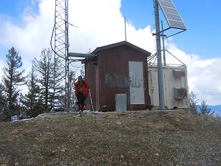 Matt at the summit of Tiptop
