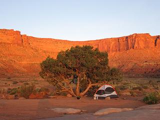 camp sunrise, Gooseberry vehicle camp A