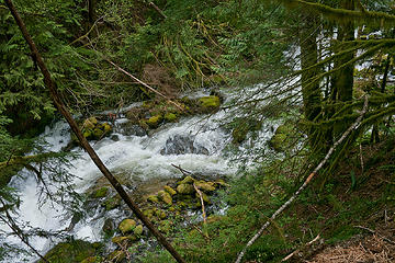 Granite creek from the trail. 
Lakes trail 5/11/13