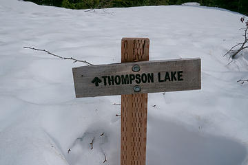 Thompson lake fork. 
Granite Lakes trail 5/11/13