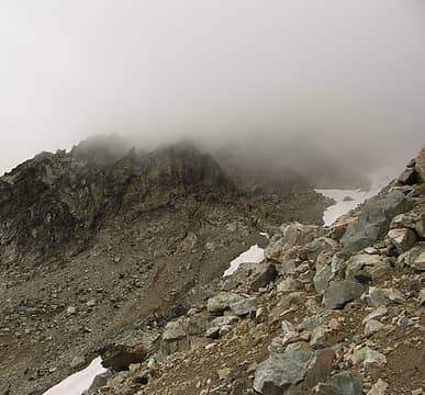 Ridge across our gulley.