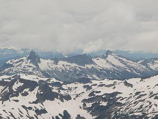 Mt. David left and Whittier Peak far right.