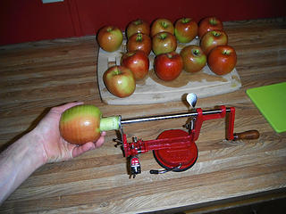 This device is a Victorio apple peeler.