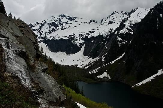 draining into goat lake; can't beat the beauty of the cascades