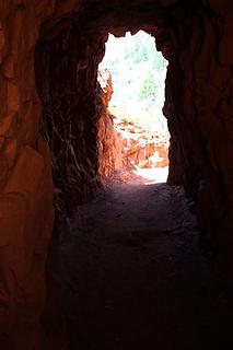 Blessed shade in the Supai Tunnel