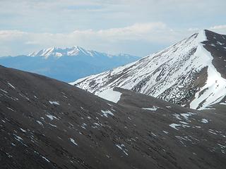 Wheeler through a gap in the ridge