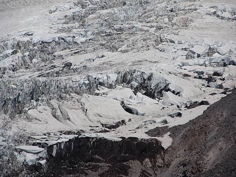 Zoom of South Tahoma Glacier