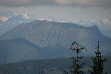 Kelly Butte from Sun Top - The Lookout cabin is on the highpoint on the left side of the ridge