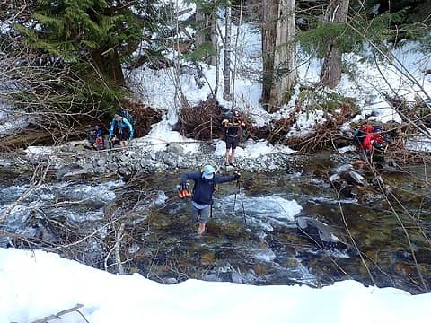 Fording the creek