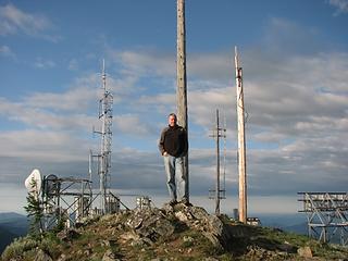 Paul on the summit of Calispell Peak