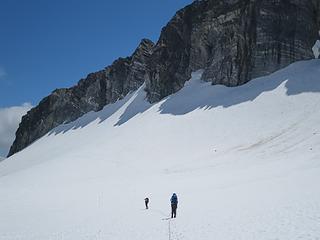 Traversing the North Klawatti Glacier
