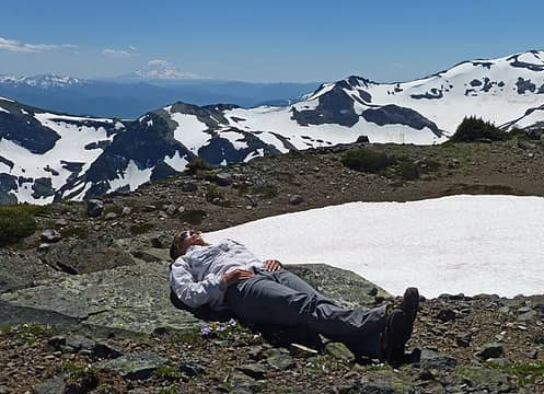 napping on the summit