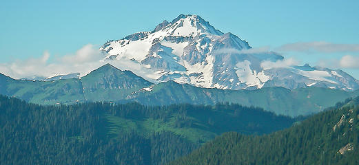 Glacier Peak from our dining room