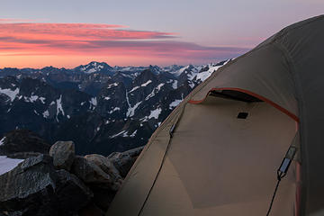 Sunrise from my tent
