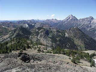 Looking from West Navaho's summit.
