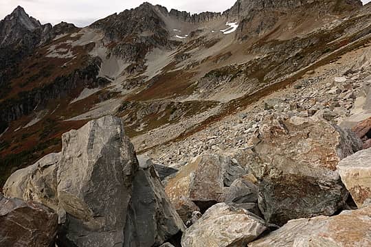 49. Talus, very typical of the entire route