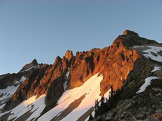Degenhardt and barrier ridge alpenglow