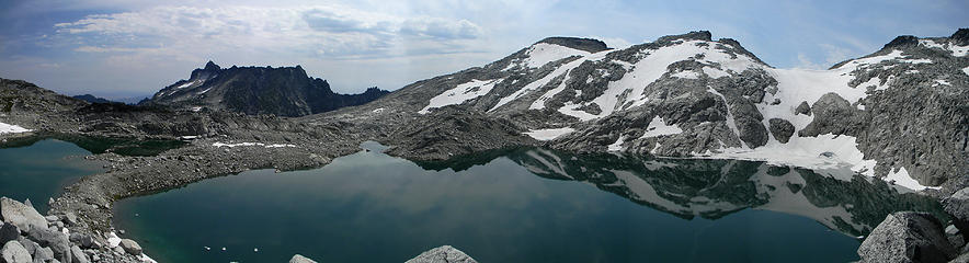 Brynhild/Isolation Lake, Reginleaf Lake & Little Annapurna in the Upper Enchantments, McClellan Peak in the background.