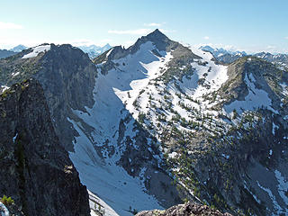 Mt. Gibbs from Rennie Peak.