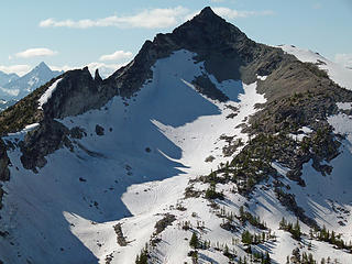 Mt. Gibbs from Rennie Peak. After seeing this angle I knew I had to get up there.
