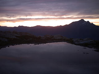 Just before dawn from Tarn 1