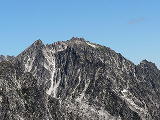 Close up shot of McClellan Peak, as seen from the summit of Devils Head (Pt. 6666) 7.29.07.