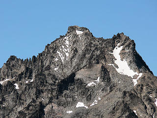 Close up shot of Mt. Stuart, as seen from the summit of Bean Peak 7.29.07.