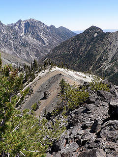View looking NE from Volcanic Neck, 7.29.07.