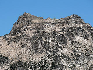 Close up shot of Colchuck Peak from the summit of Devils Head (Pt. 6666) 7.29.07.
