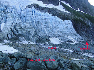 Terminus of Lower Curtis Glacier