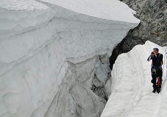 Crevasse on Lynch Glacier