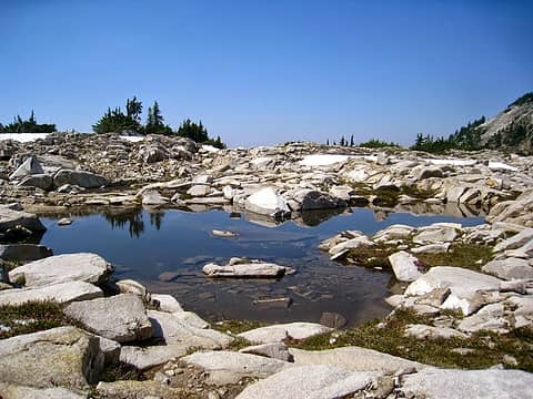 one of many tarns in the area