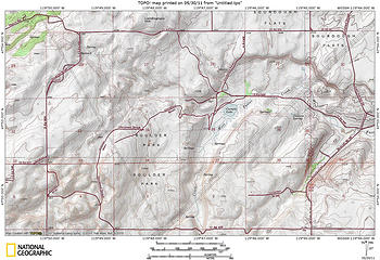 Boulder Park area map - wildernessed
