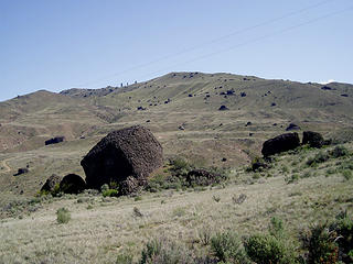 Haystacks from McNeil Canyon Road -  Duane Wright photo