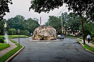 Glen Rock, New Jersey - an erratic town if there ever was one - NG photo