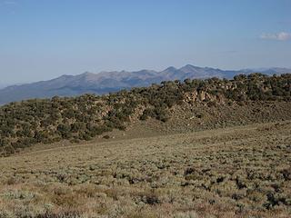Shoshone Range in view