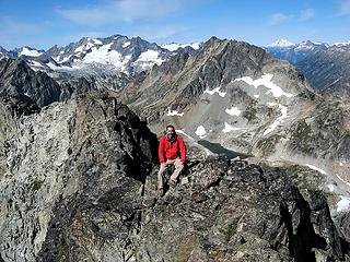 Matt on Fisher Summit Ridge