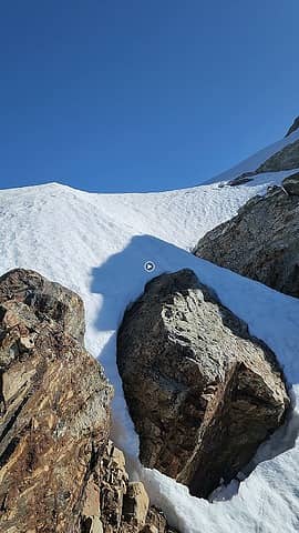 View of couloir