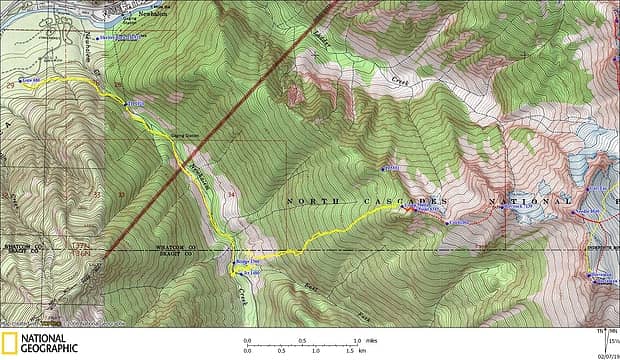 Haystack Attempt GPS Track