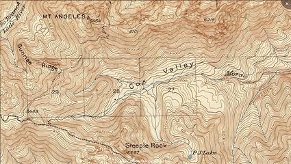 1944 USGS Mount Angeles