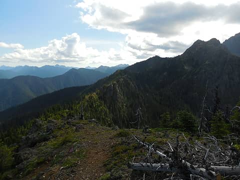 Ridge traverse from Peak 5345