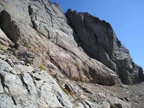 leading up to the crux