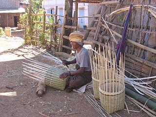 One village had several basket makers.